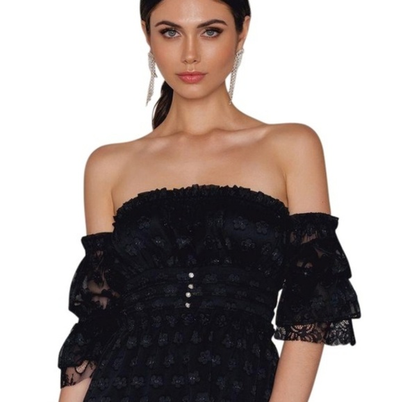 🚫SOLD🚫NWT FL&L OFF SHOULDER MINI DRESS - Picture 2 of 8